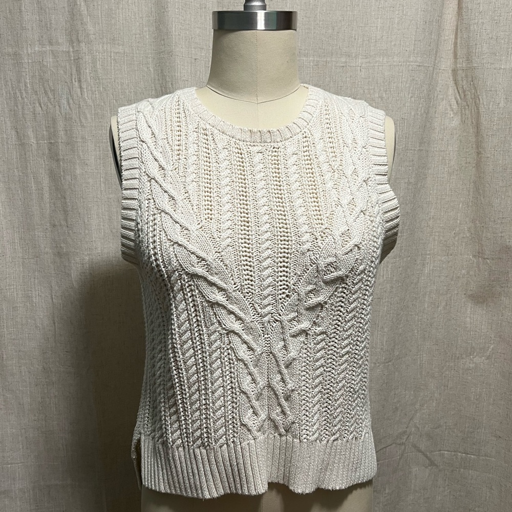 Cable Knit Vest